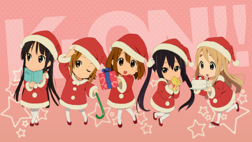 Christmas girls cartoon